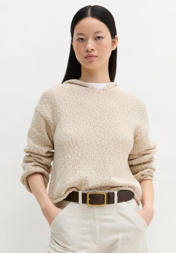 Пуловер с капюшоном