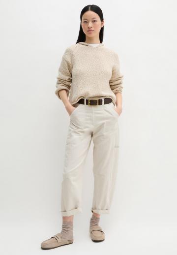 Пуловер с капюшоном