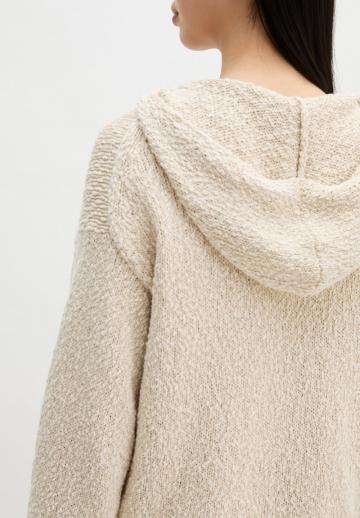 Пуловер с капюшоном