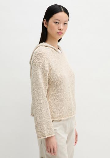 Пуловер с капюшоном