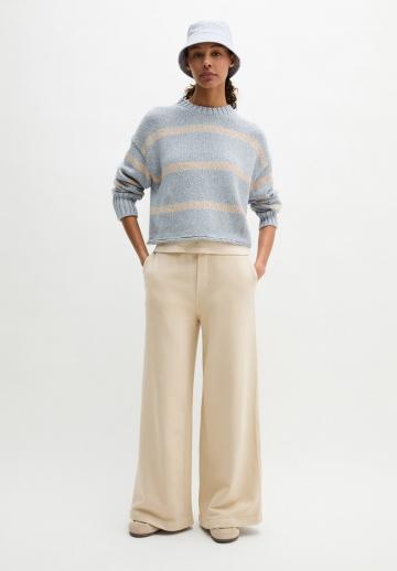 Пуловер в полоску