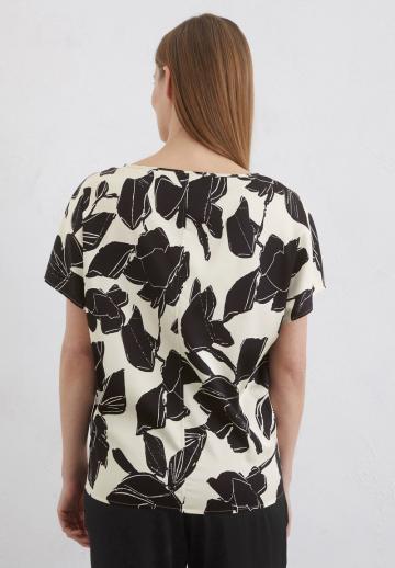 Атласная блузка