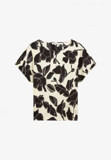 Атласная блузка