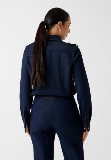 Джинсовая блузка