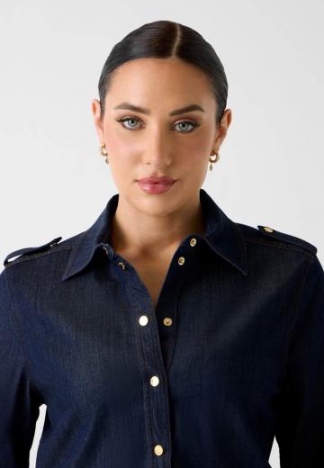 Джинсовая блузка