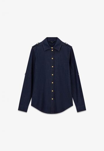 Джинсовая блузка