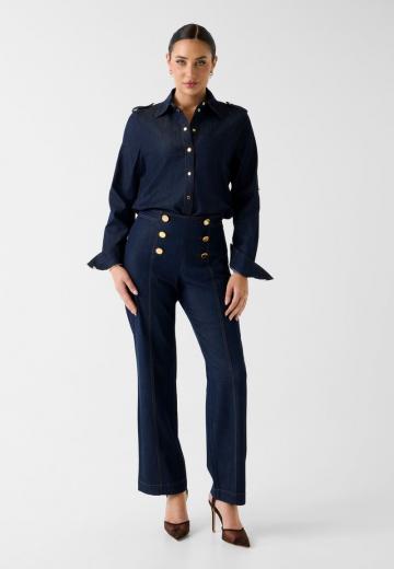 Прямые джинсы