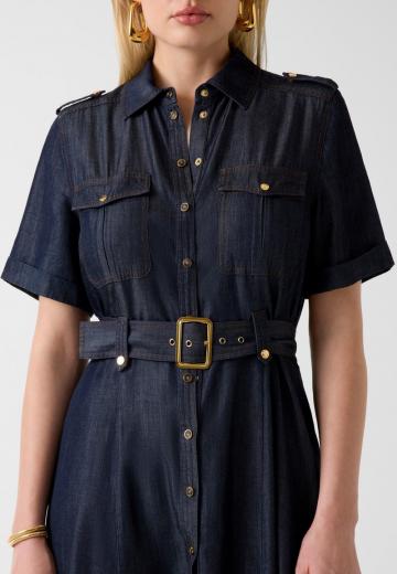 Джинсовое платье