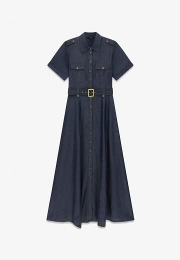 Джинсовое платье