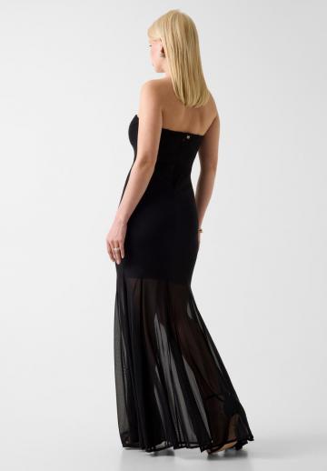 Платье без бретелек