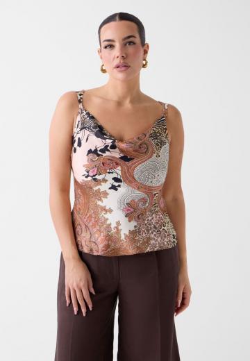 Топ на бретельках