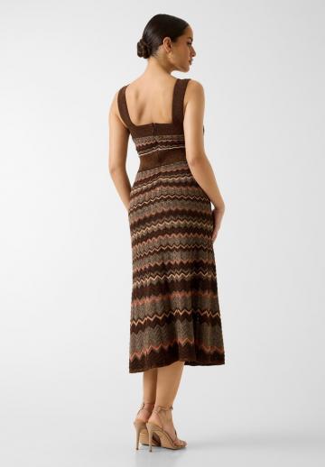 Вязаное платье