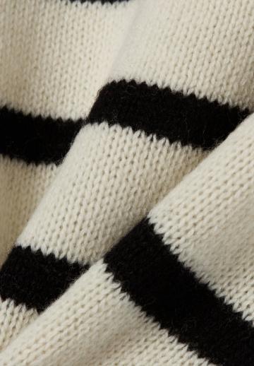 Пуловер в полоску