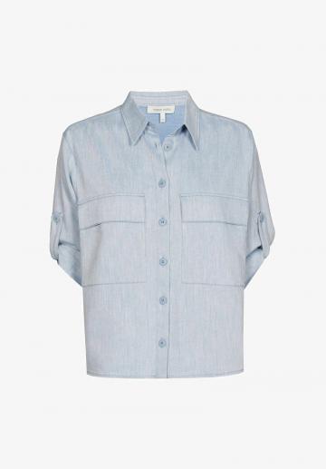 Джинсовая блузка