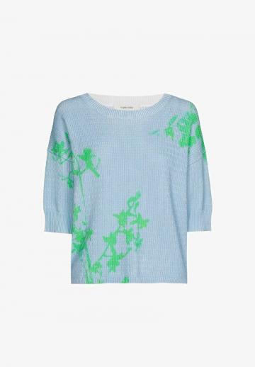 Пуловер с рукавом три четверти