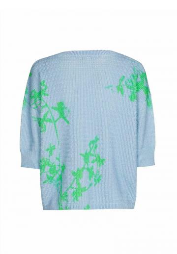 Пуловер с рукавом три четверти