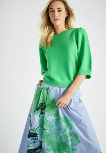 Пуловер с рукавом три четверти