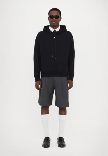 Пуловер с капюшоном