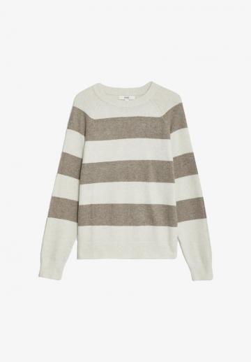 Пуловер в полоску
