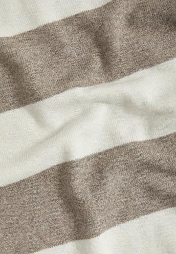 Пуловер в полоску