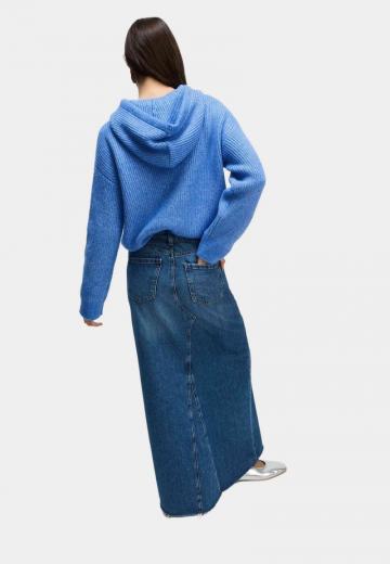 Пуловер с капюшоном