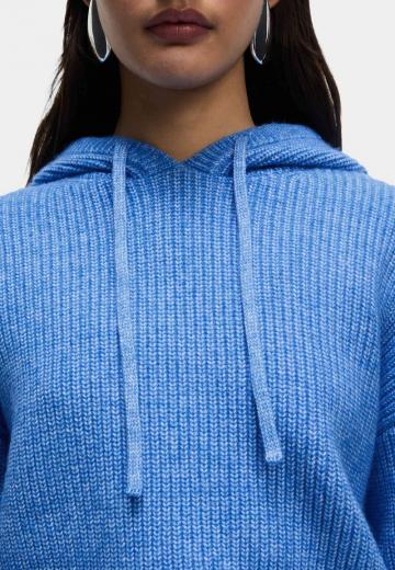 Пуловер с капюшоном