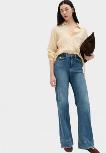 Клешеные джинсы