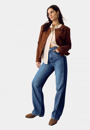 Прямые джинсы