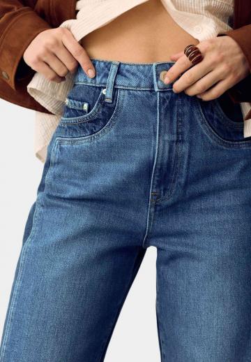 Прямые джинсы