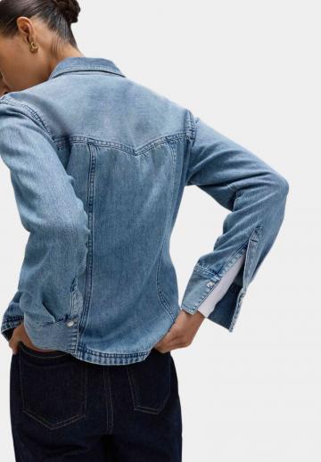 Джинсовая блузка