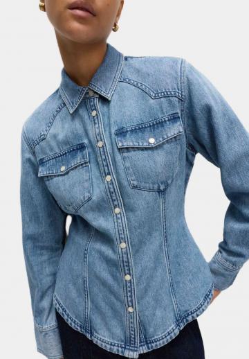 Джинсовая блузка
