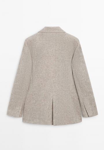 Длинный блейзер