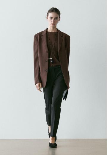 Длинный блейзер