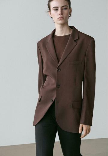 Длинный блейзер