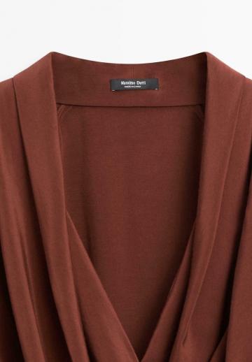 Атласная блузка