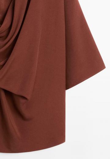 Атласная блузка