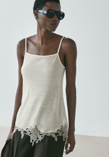 Топ на бретельках