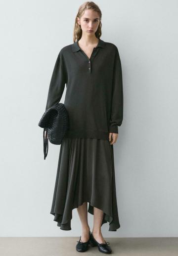 Вязаное платье