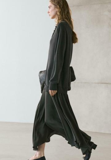 Вязаное платье