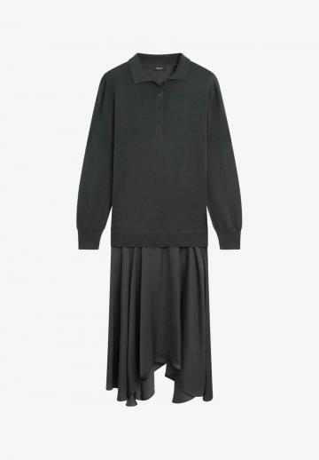 Вязаное платье