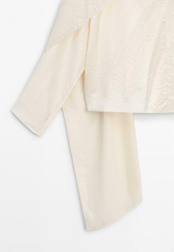 Атласная блузка