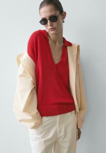 Майка с рукавом три четверти