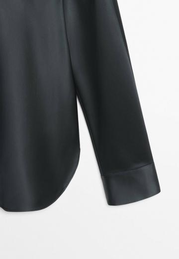 Атласная блузка