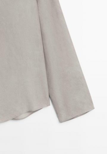 Атласная блузка