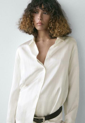 Атласная блузка