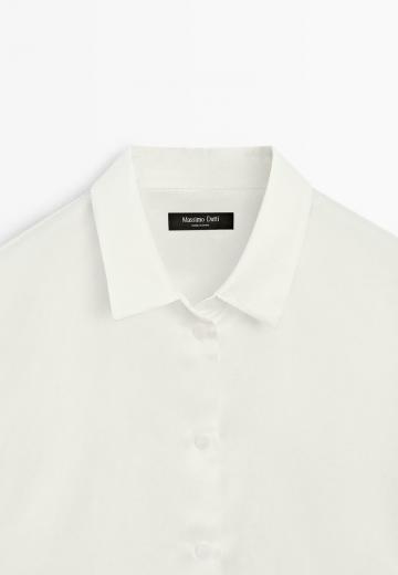 Атласная блузка