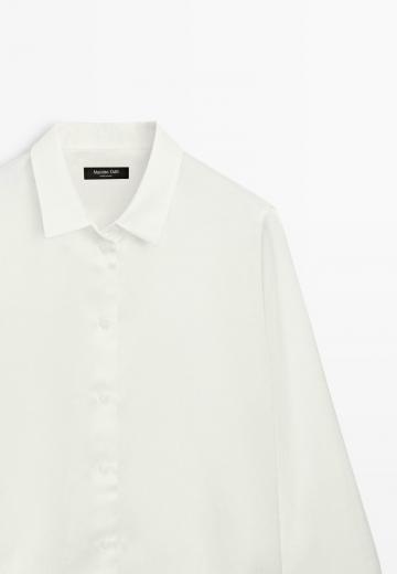 Атласная блузка