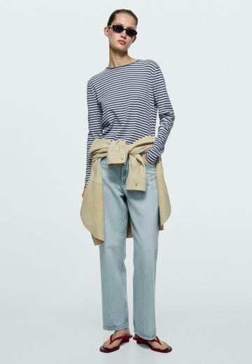 Прямые джинсы