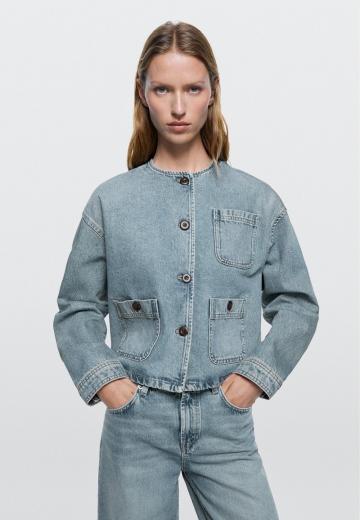 Джинсовая жилетка