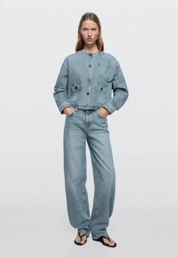 Джинсовая жилетка